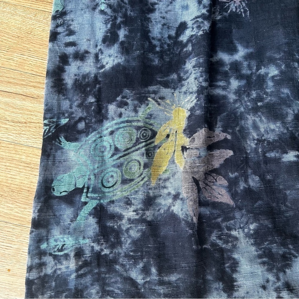 Kusnadi New York - wrap style maxi skirt - art to wear - wearable art - boho - Picture 3 of 8